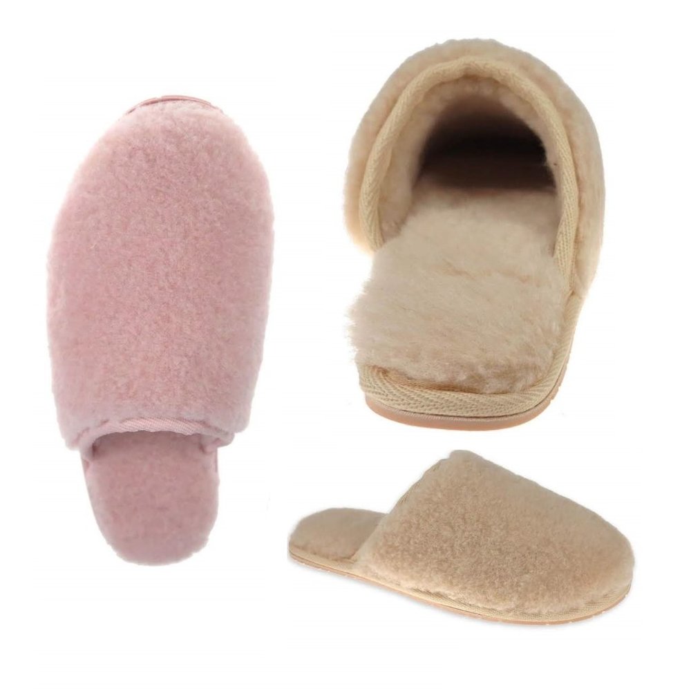 NWT Bundle of Secret Treasures Women's Fluffy Scuff Slippers  (2 pairs)